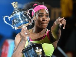 Este triunfo supone el segundo Grand Slam consecutivo para la pequeña de las hermanas Williams. AFP / P. Crock