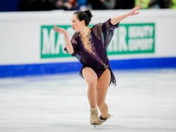 Se trata del primer gran título de Elizaveta Tuktamysheva, de 18 años, con 210,40 puntos. AFP / J. Nackstrand