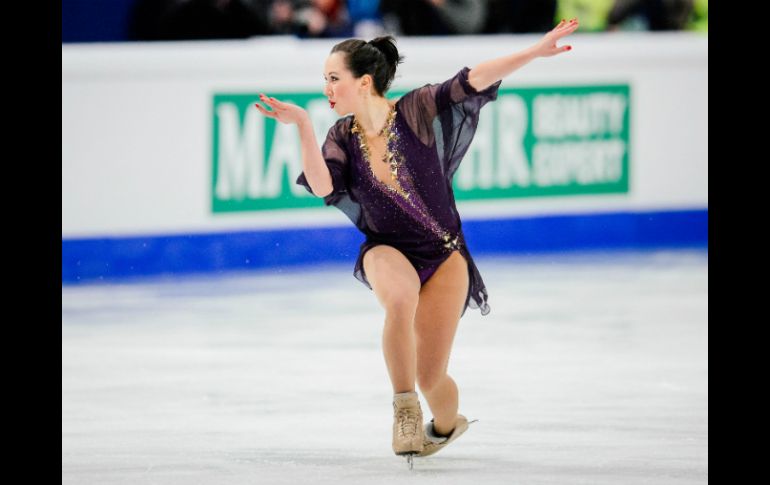 Se trata del primer gran título de Elizaveta Tuktamysheva, de 18 años, con 210,40 puntos. AFP / J. Nackstrand