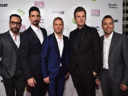 Los cinco integrantes de la banda estadounidense estuvieron presentes en la gala de estreno del documental en Hollywood, California. AFP / A. Rodríguez