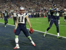 Julian Edelman atrapó un pase de touchdown. AP / D. Phillip