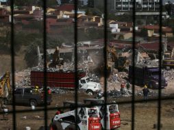 La demolición del nosocomio está casi compelta. AP / M. Ugarte