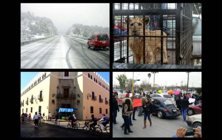 Los protagonistas de las noticias más relevantes del día de hoy. ESPECIAL /