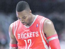 Sin suerte. Dwight Howard, de los Rockets de Houston, vuelve a tener acumulación de líquido en la rodilla. AP /