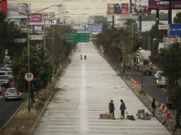 Entre las obras que se incluyen, está la sustitución de asfalto por concreto hidráulico en los carriles de López Mateos. EL INFORMADOR / ARCHIVO