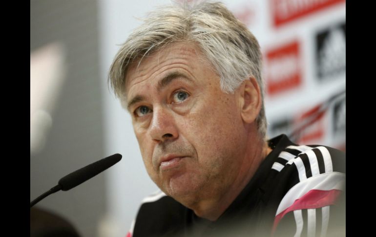 Ancelotti habló de tener la posesión pero con velocidad. EFE / C. Moya