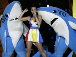 Katy y sus amigos se robaron el show de medio tiempo del Super Bowl XLIX. AP / ARCHIVO