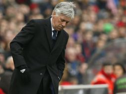 ''No hemos tenido nada hoy'', sentencia Carlo Ancelotti, técnico del Real Madrid. EFE / J. Lizón