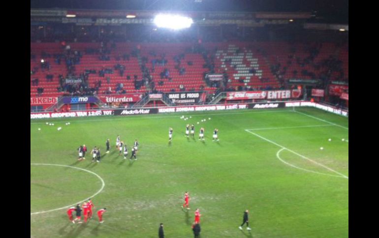 A pesar de la anotación del sonorense, Excelsior aniquiló las esperanzas de los locales al conseguir el tercer gol. TWITTER / @excelsiorrdam