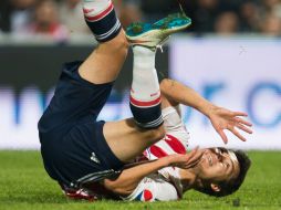 Erick Torres ingresó al área con balón controlado pero cayó antes de hacer contacto de nuevo con él. MEXSPORT / ARCHIVO