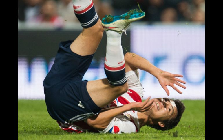 Erick Torres ingresó al área con balón controlado pero cayó antes de hacer contacto de nuevo con él. MEXSPORT / ARCHIVO