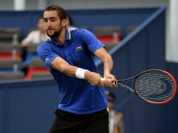 Cilic no pudo revalidar su título en Zagreb y se atrasó en la clasificación. AFP / ARCHIVO