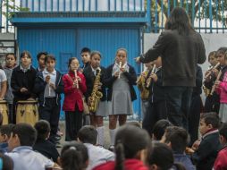 Primaria Ricardo Flores Magón. Con clases de música, muchos chicos han logrado explotar sus habilidades. EL INFORMADOR / F. Atilano