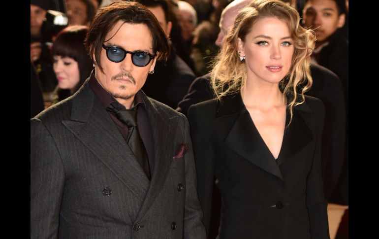 Los actores se casaron primero en la casa de Depp. AFP / ARCHIVO