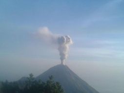 El Volcán de Colima ha tenido constante actividad, es por eso que Protección Civil realiza cursos. TWITTER / @PCJalisco