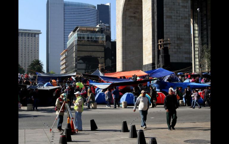 Gabino Cué se compromete a exhortar al Congreso de Oaxaca para que se apruebe la ley estatal de educación. NTX / C. Baez