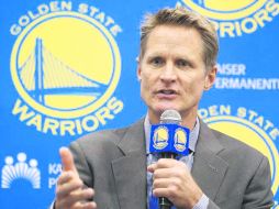 Kerr tomó el mando de los Warriors de Golden State en la presente campaña,y los ha llevado a una marca de 41 ganados por nueve perdidos AFP /