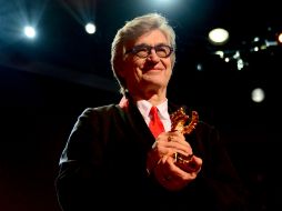 El único que tiene el Oso de Oro asegurado es el alemán Wim Wenders, otorgado por el drama 'Todo va a salir bien'. AFP / J. Macdougall