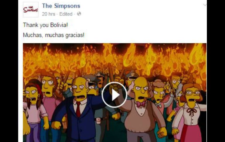 Gracias a la manifestación, la popular familia amarilla regresó a la televisión FACEBOOK / The Simpsons