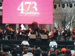 La Orquesta Infantil Juvenil de Silverio García fue la encargada de abrir la celebración. EL INFORMADOR / E. Barrera