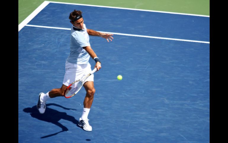 Roger Federer volverá a las canchas en el torneo de Dubái a finales de este mes, tras su derrota en el Abierto de Australia. MEXSPORT / J. Thawley