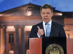 'El objetivo es hacer ese aporte a la humanidad en la cumbre del cambio climático', explicó el mandatario colombiano Juan Manuel Santos NTX / ARCHIVO