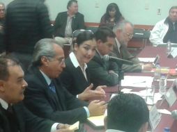 Ruiz Mejia durante su intervención en el Congreso de Jalisco. TWITTER / @SemadetJal