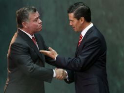 Este logro forma parte de la visión del rey Adullah II y el Presidente Peña Nieto, quienes se reunieron en febrero del 2014. NTX / ARCHIVO