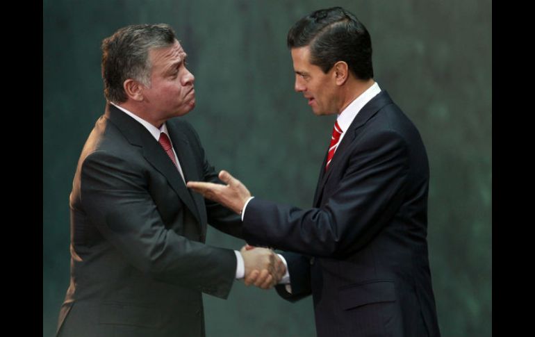 Este logro forma parte de la visión del rey Adullah II y el Presidente Peña Nieto, quienes se reunieron en febrero del 2014. NTX / ARCHIVO