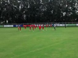 Atlas entrentó esta tarde en sus instalaciones de El Briseño. EL INFORMADOR / J. Robles