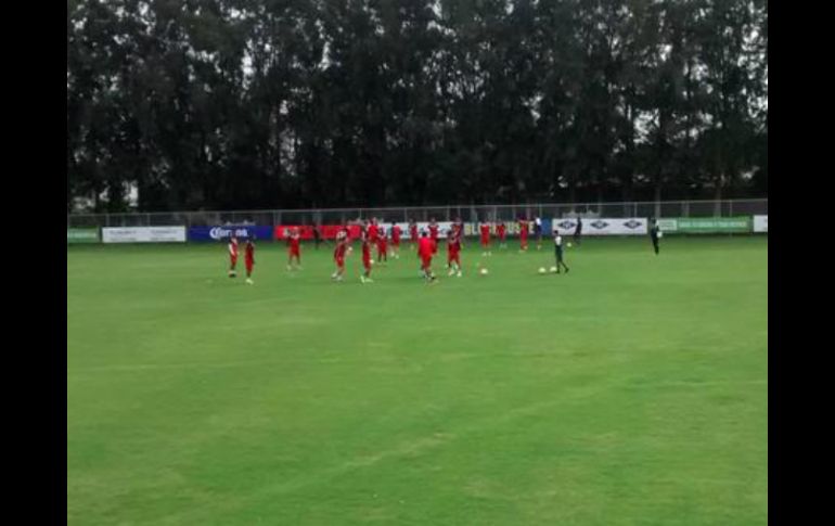 Atlas entrentó esta tarde en sus instalaciones de El Briseño. EL INFORMADOR / J. Robles