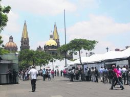 Ejemplo. La Plaza de la Liberación es la que tiene una actividad continua de eventos de todo tipo. EL INFORMADOR /