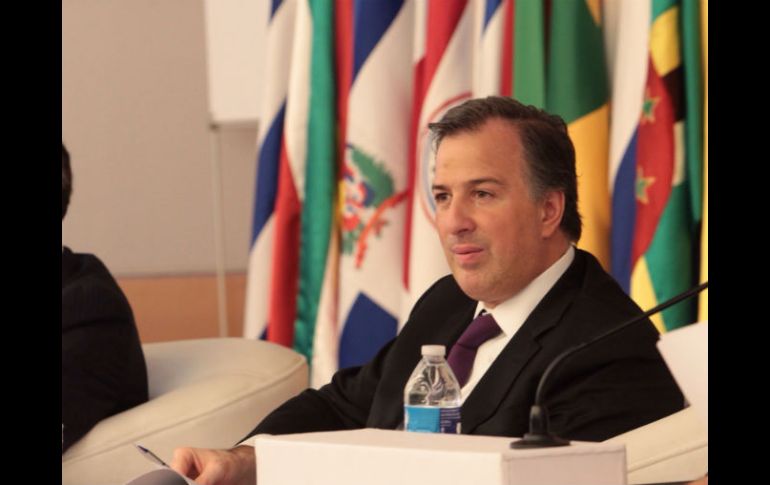 El canciller Meade se reunirá con sus homólogos de los tres países y sostendrá encuentros con personalidades del ámbito económico. NTX / ARCHIVO