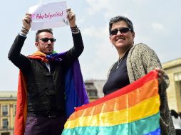 Activistas homosexuales no quedaron conformes con la decisión de la Corte. AFP / ARCHIVO