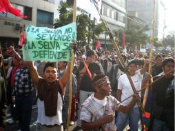 Realizan un paro de cuatro días contra las operaciones de la petrolera, ante el temor de que se contaminen ríos y suelos. FACEBOOK / FENAMAD