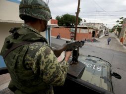 Militares repelen un ataque en el ejido El Ebanito y abaten a cinco presuntos delincuentes el 18 de febrero. AP / ARCHIVO