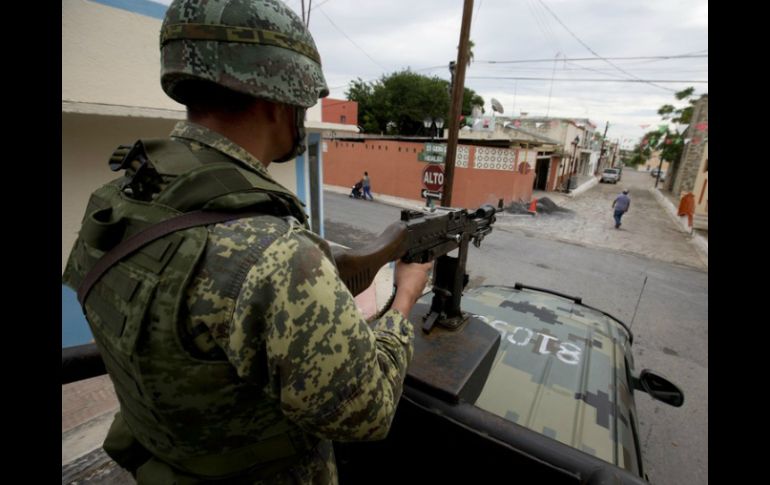 Militares repelen un ataque en el ejido El Ebanito y abaten a cinco presuntos delincuentes el 18 de febrero. AP / ARCHIVO