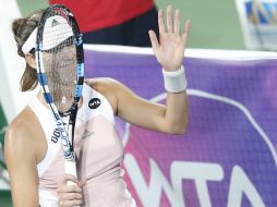 Garbiñe terminó ganando y sorprendió a todos. EFE / A. Haider