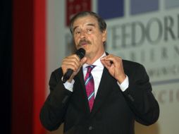 Vicente Fox afirma que ahora su único partido es México. EL INFORMADOR / ARCHIVO