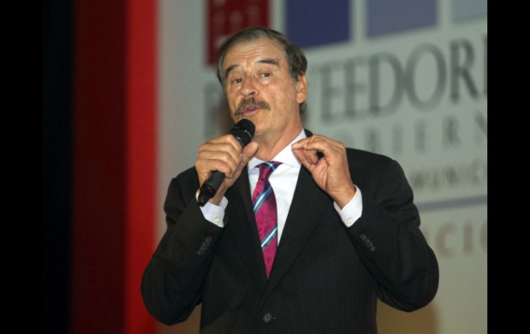 Vicente Fox afirma que ahora su único partido es México. EL INFORMADOR / ARCHIVO