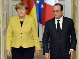 La reunión tuvo lugar en el Palacio del Elíseo, en París. AFP / M. Medina