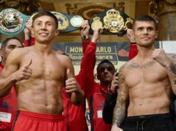 Gennady Golovkin y Martin Murray se enfrentarán este sábado. TWITTER / @WBCBoxing