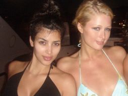 La socialité y Paris Hilton durante un viaje a Ibiza en el 2006. TWITTER / @KimKardashian