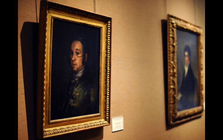 La imagen de la obra falsa data de 11 años después de la muerte de Goya. En la foto, “Autorretrato con anteojos” del pintor español. AFP / R. Gabalda