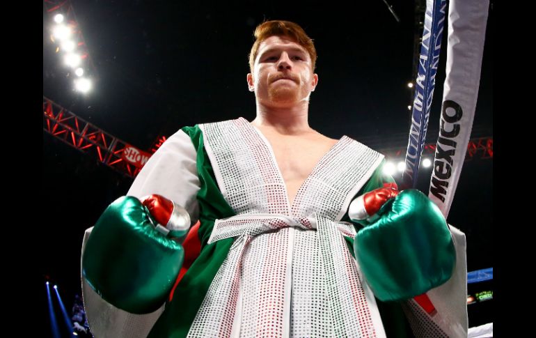 Saúl 'Canelo' Álvarez es considerado una de los tres mejores boxeadores de la actualidad. AFP / ARCHIVO