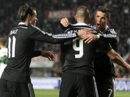 Los goles de Benzema y Cristiano, en el segundo tiempo, plasmaron en el marcador la clara superioridad del conjunto madridista. EFE / Morell