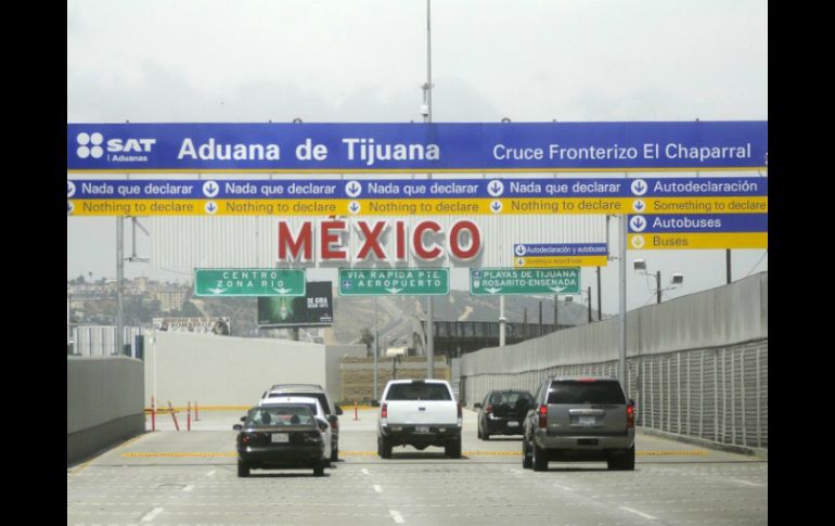 Las aduanas de Tijuana, Ciudad Juárez, Mexicali, Nogales y Reynosa son algunas de las que están en el Plan de Modernización. NTX / ARCHIVO