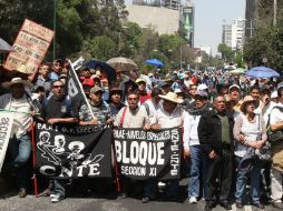 La CNTE controla la educación en Oaxaca, Guerrero y Michoacán. EFE / ARCHIVO