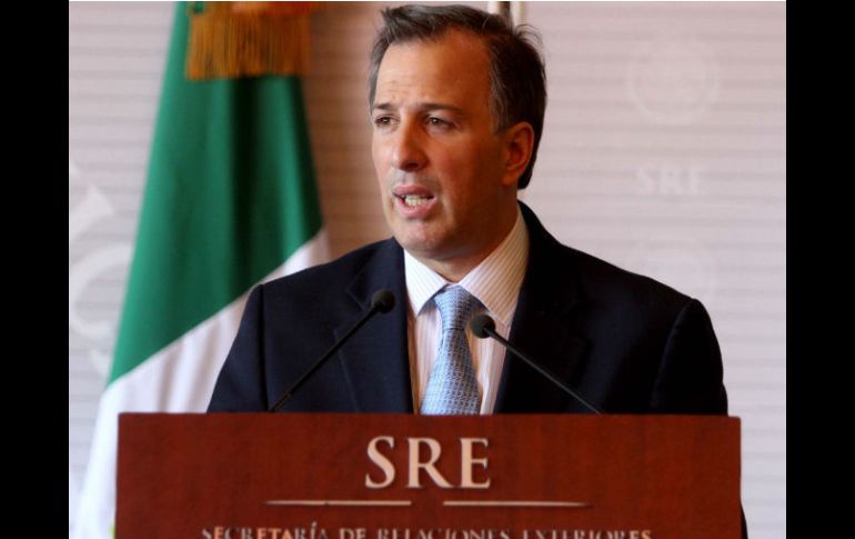 José Antonio Meade informa que los mexicanos en EU han respondido positivamente a la acción migratoria del presidente Obama. NTX / ARCHIVO