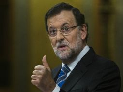 El presidente español afirma que la crisis económica que ha sacudido el país los últimos siete años es historia. AP / A. Kudacki